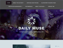 Tablet Screenshot of dailymuse.spiritlightinsight.com